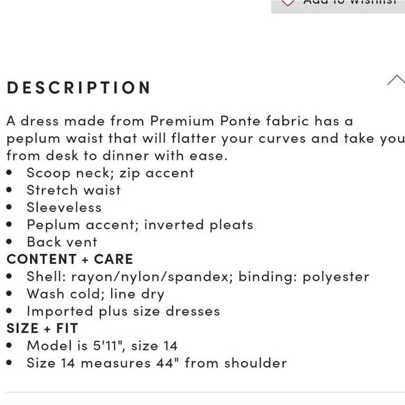 Torrid Navy Premium Ponte Peplum Dress, Sz. - Picture 7 of 12